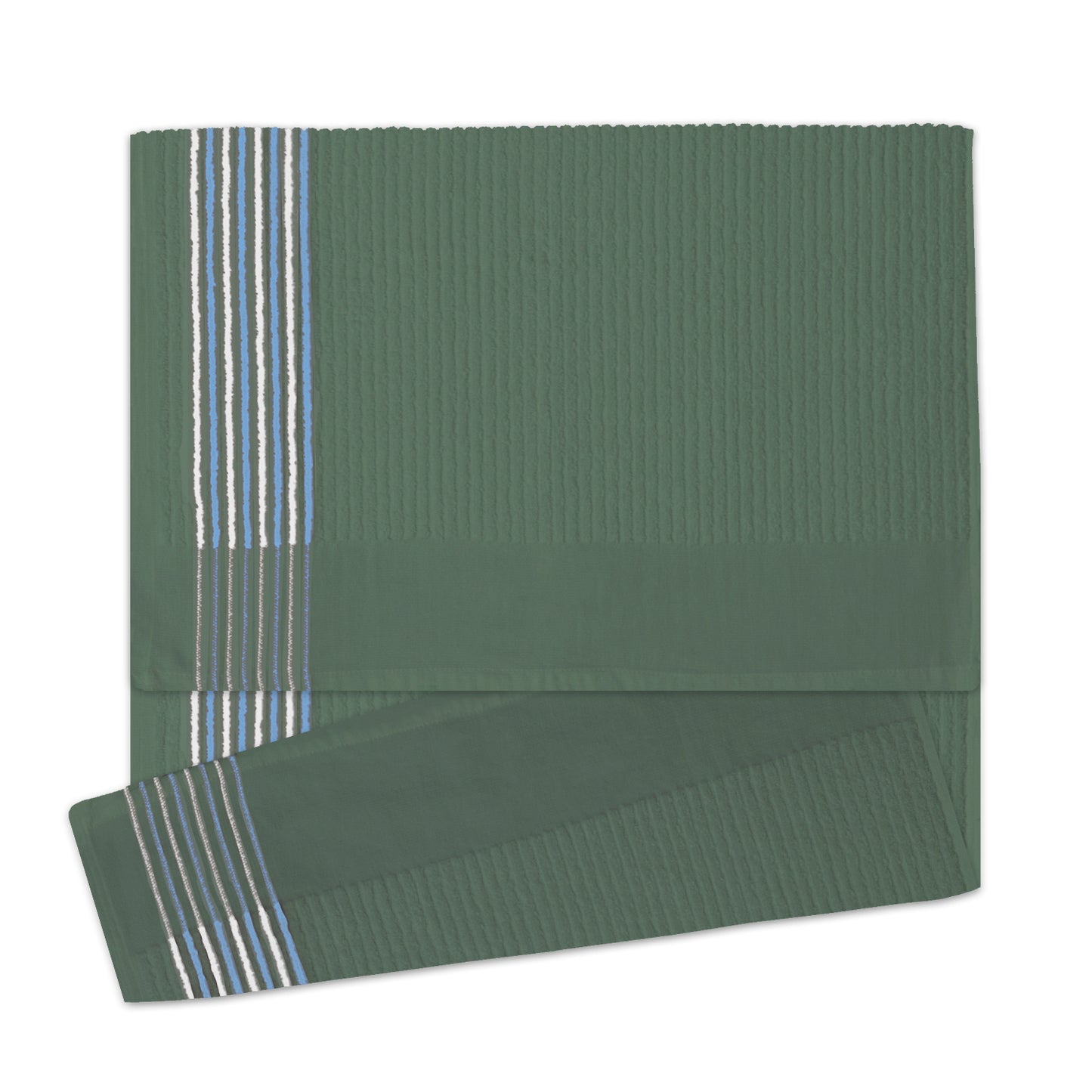 Olive Green/Blue/White